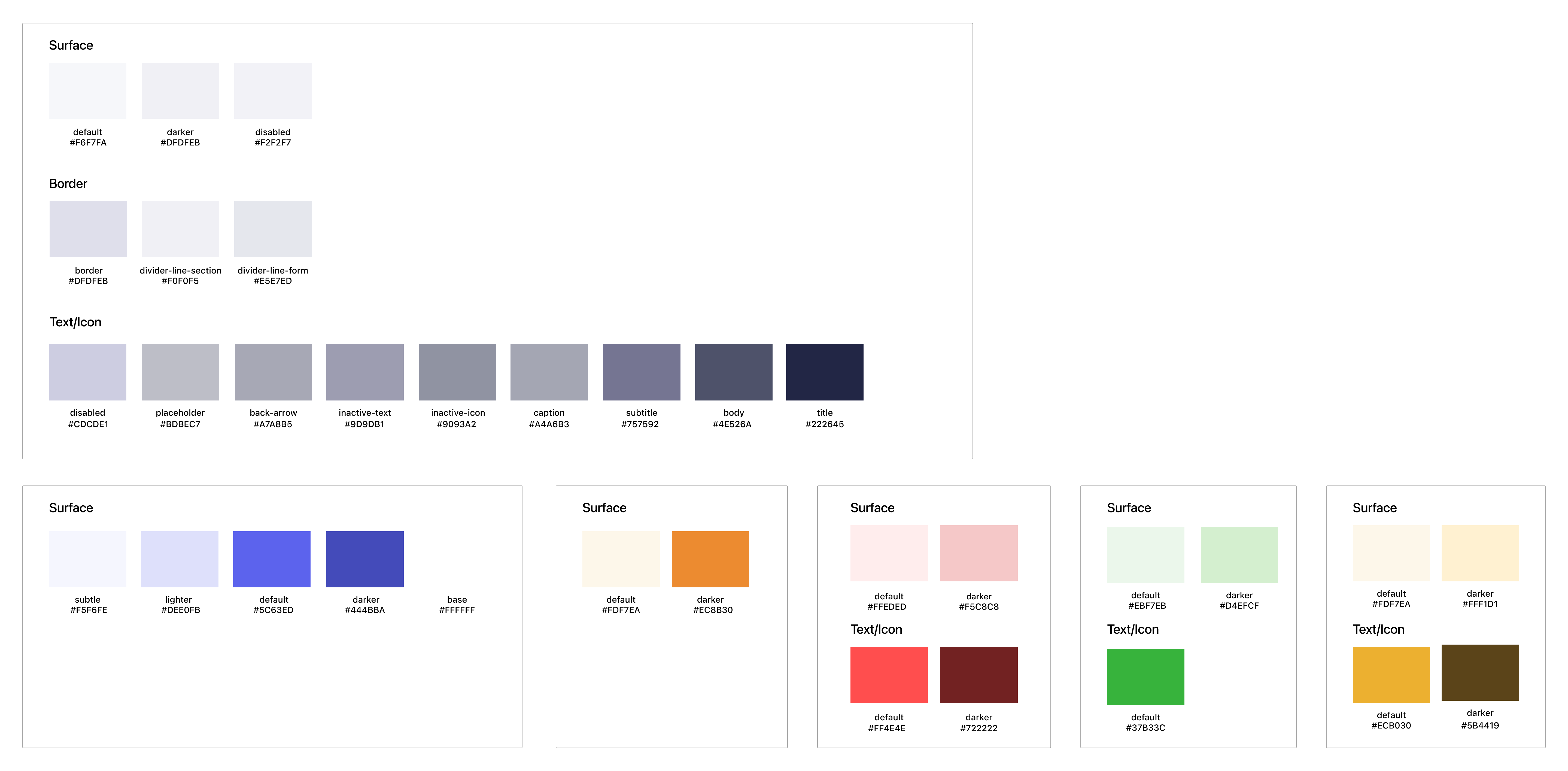 Color System Light Mode